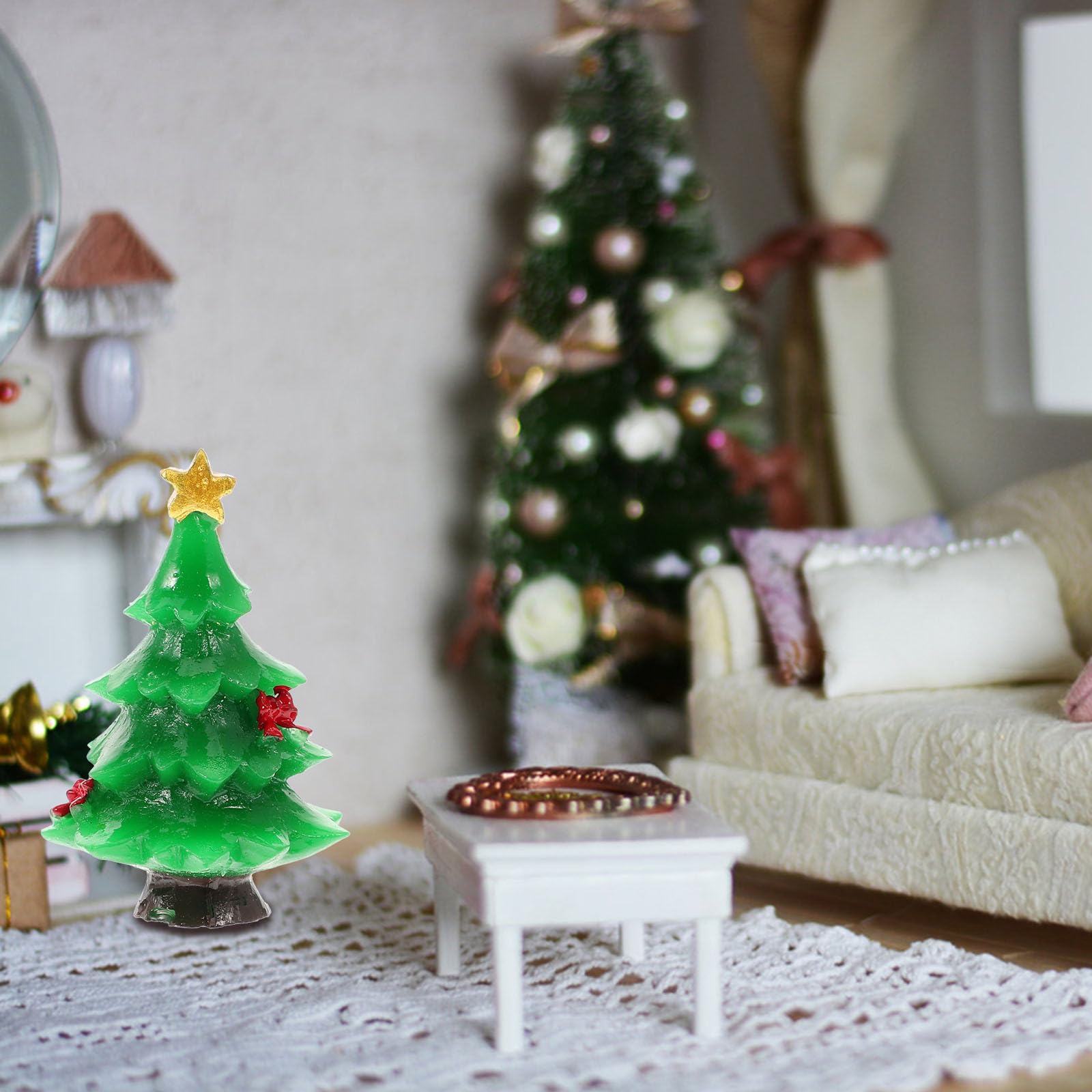 * mini christmas tree ୨୧ * 小さなクリスマスツリー Amazon.com: Small Mini Christmas Tree 22 Inch with Light